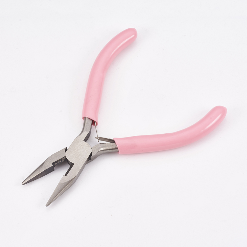 Acheter Pince à bijoux antidérapante, poignée rose mignonne, Kit d'outils  et d'équipement pour la fabrication de bijoux, travaux d'aiguille