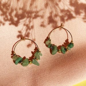 Kit Creoles Aventurine