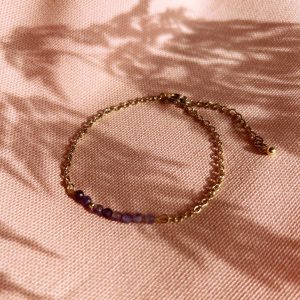 Kit bracelet Iris Amethyste
