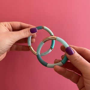 Kit bracelet Jonc Menthe