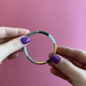 Kit bracelet Jonc S Vert