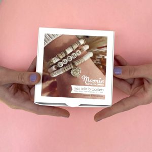 Kit 3 bracelets en perles heishi Lucky