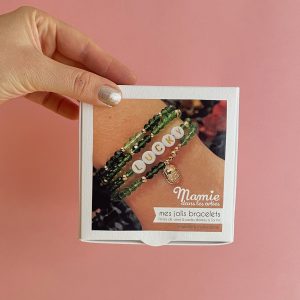 Bracelet perles de verre DIY lucky