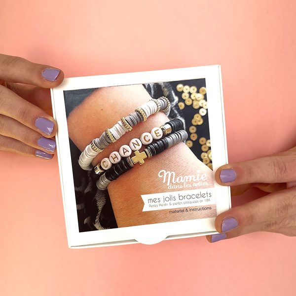 Kit 3 bracelets en perles heishi Chance