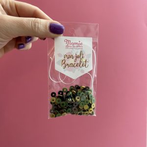 DIY bracelet perles heishi Army