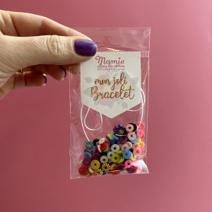 DIY bracelet perles heishi multicolor