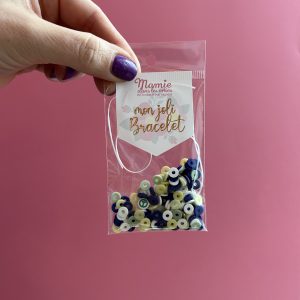DIY bracelet perles heishi peace